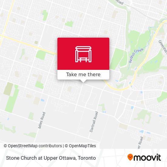 Stone Church at Upper Ottawa map