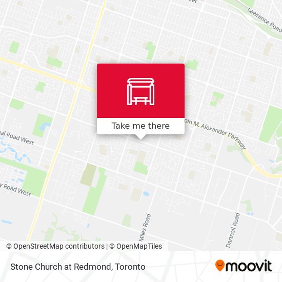 Stone Church at Redmond map