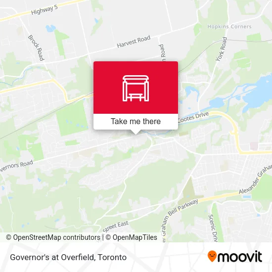 Governor's at Overfield map
