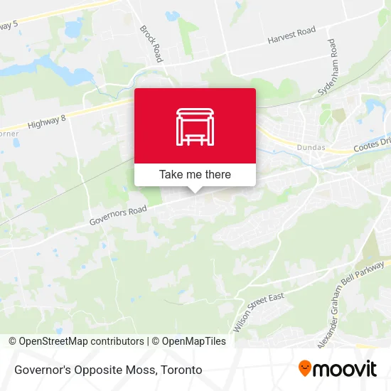 Governor's Opposite Moss map