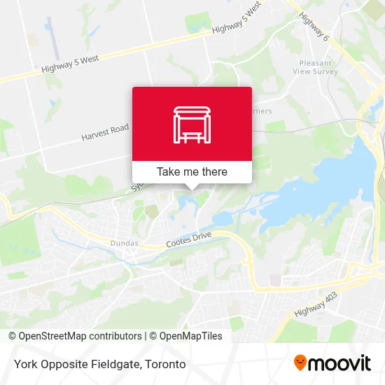 York Opposite Fieldgate map