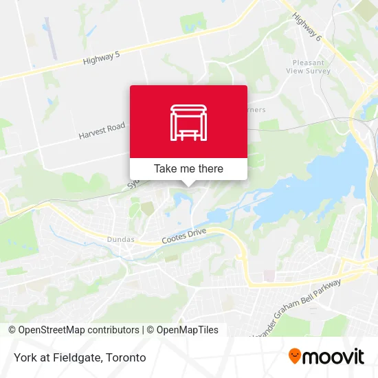 York at Fieldgate map