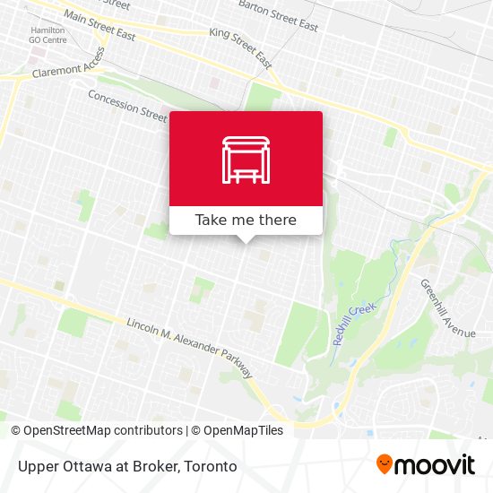 Upper Ottawa at Broker map