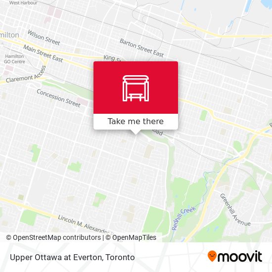 Upper Ottawa at Everton map