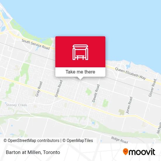 Barton at Millen map