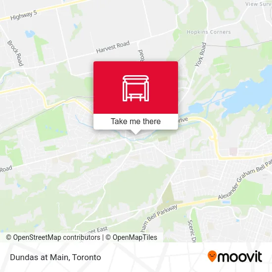 Dundas at Main map