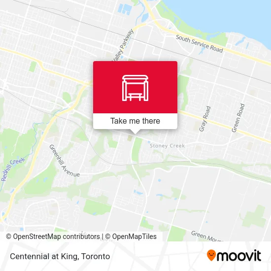 Centennial at King map