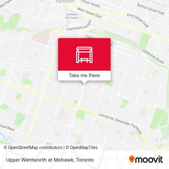 Upper Wentworth at Mohawk map