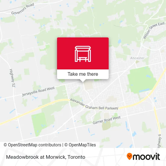 Meadowbrook at Morwick map
