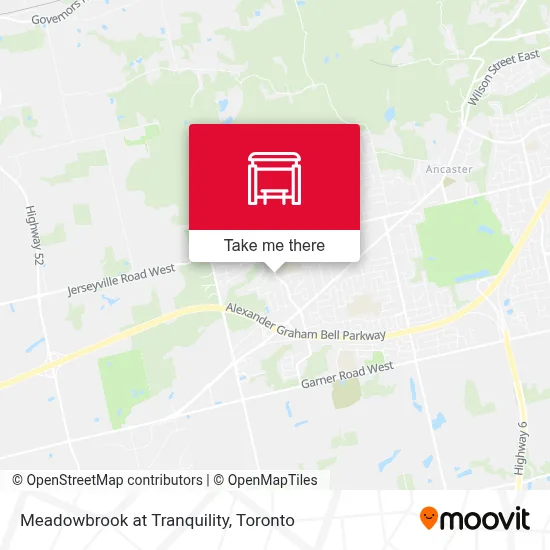 Meadowbrook at Tranquility map