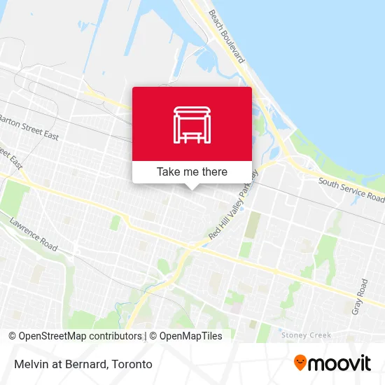 Melvin at Bernard map