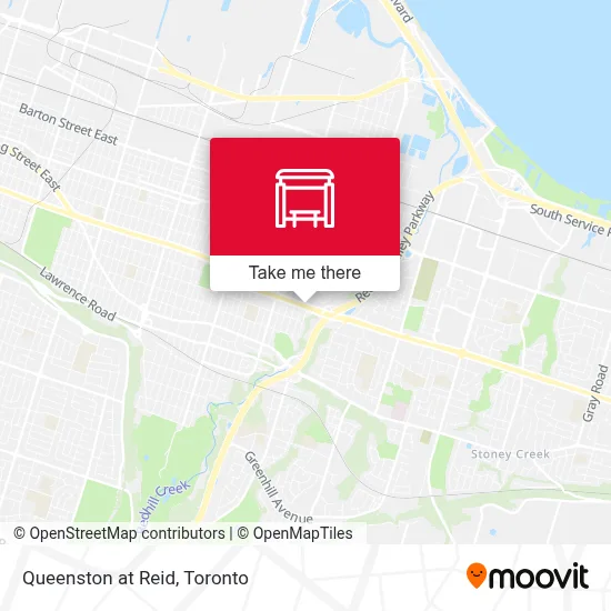 Queenston at Reid map