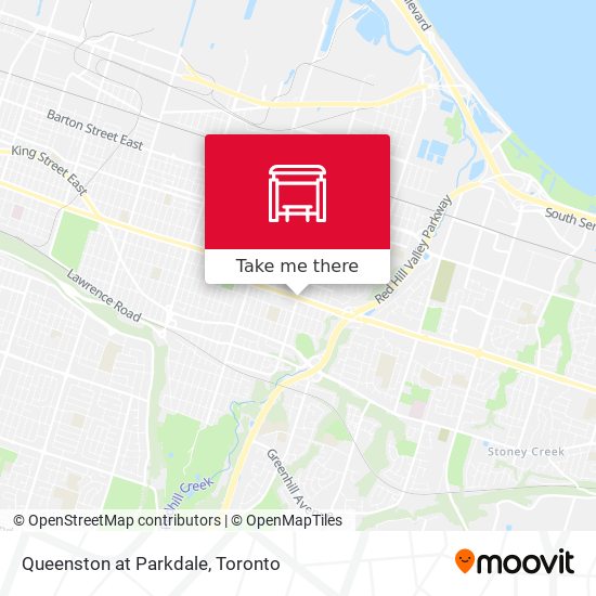 Queenston at Parkdale map