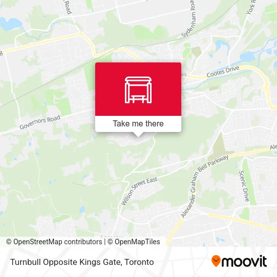 Turnbull Opposite Kings Gate map