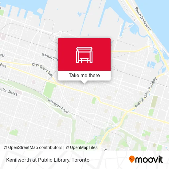 Kenilworth at Public Library map