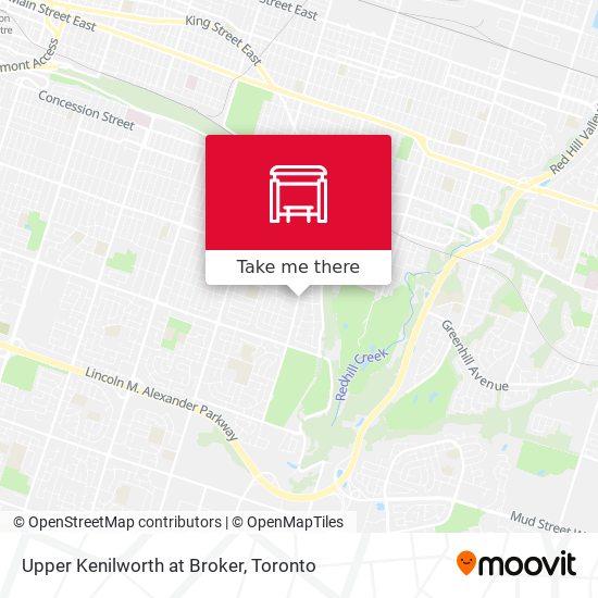 Upper Kenilworth at Broker map