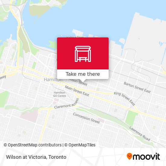 Wilson at Victoria map