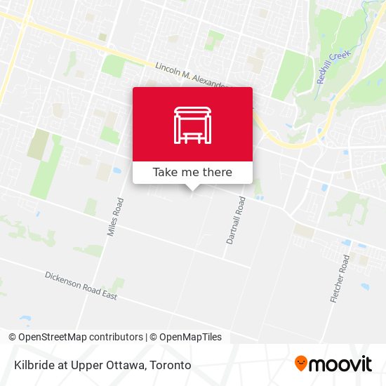 Kilbride at Upper Ottawa map