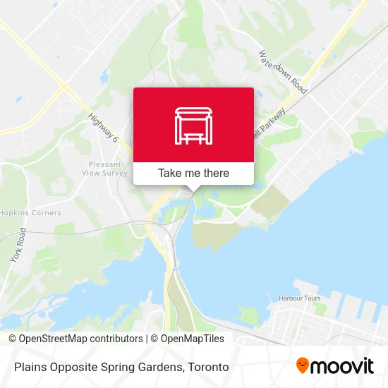 Plains Opposite Spring Gardens map