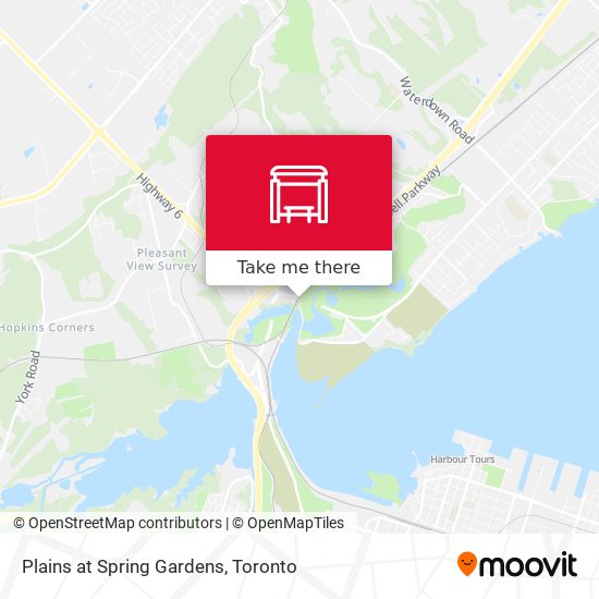 Plains at Spring Gardens map