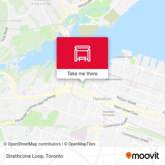 Strathcona Loop map
