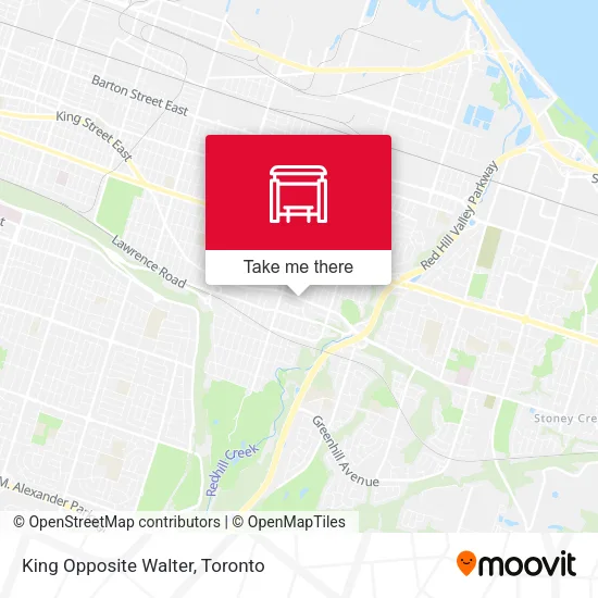 King Opposite Walter map