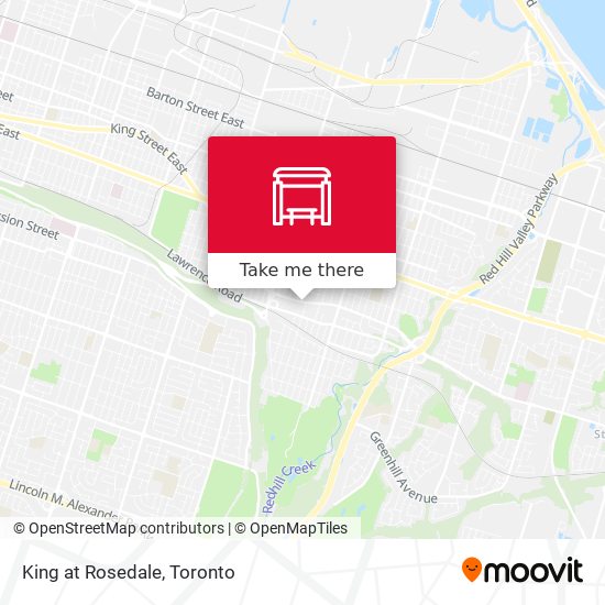 King at Rosedale map