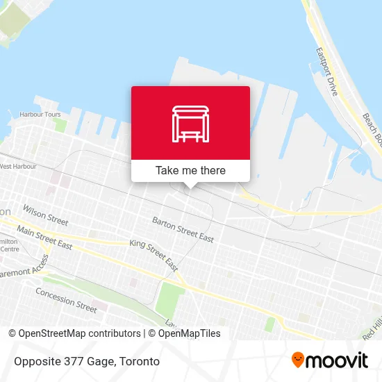 Opposite 377 Gage map