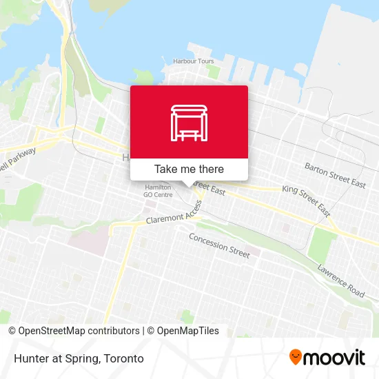 Hunter at Spring map