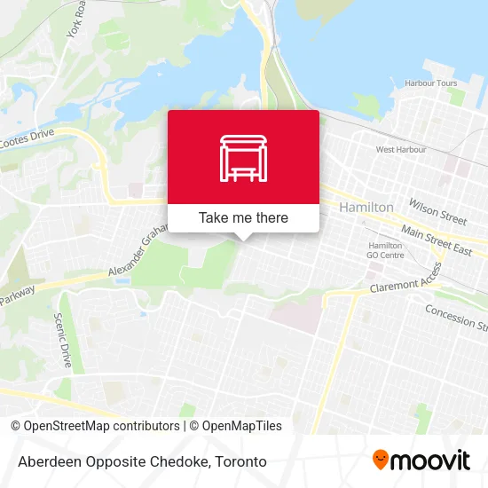 Aberdeen Opposite Chedoke map