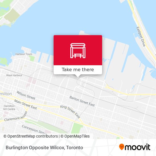 Burlington Opposite Wilcox map