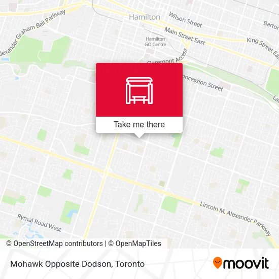 Mohawk Opposite Dodson map