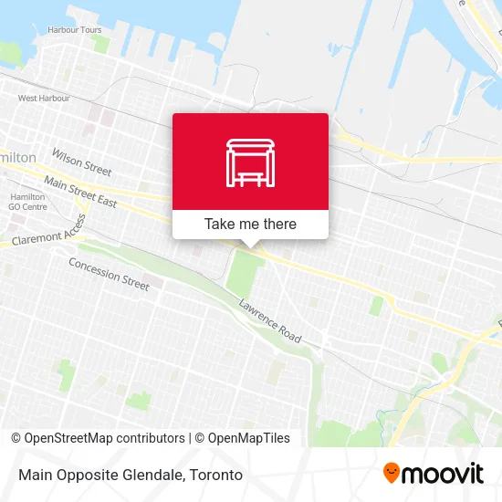 Main Opposite Glendale map