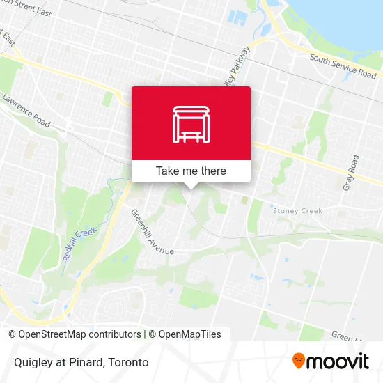 Quigley at Pinard map