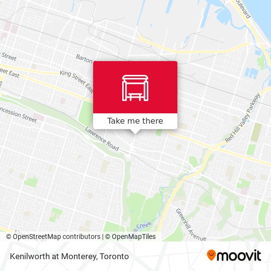 Kenilworth at Monterey map