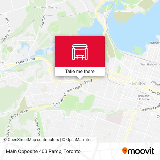 Main Opposite 403 Ramp map