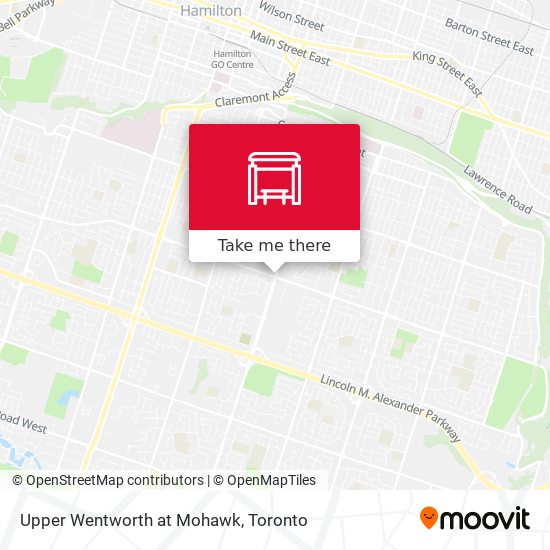 Upper Wentworth at Mohawk map