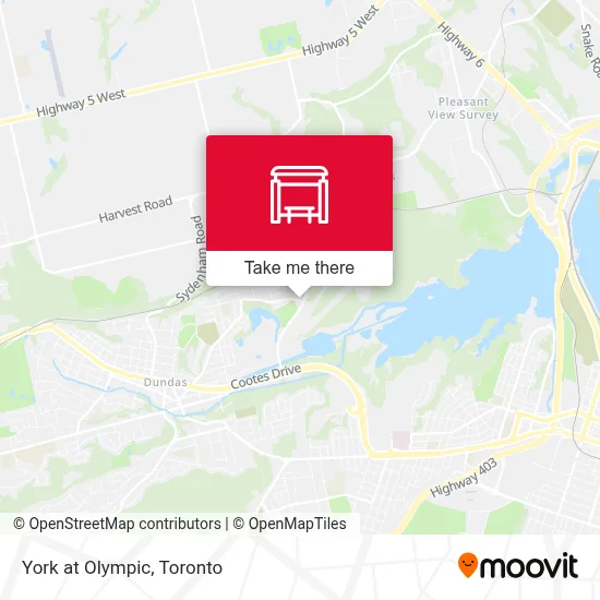 York at Olympic map