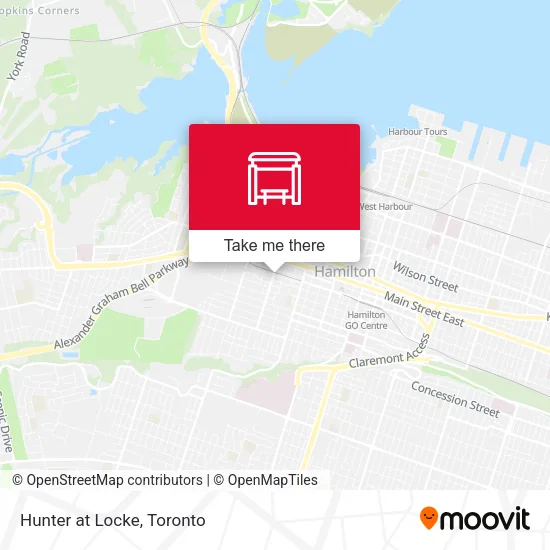 Hunter at Locke map