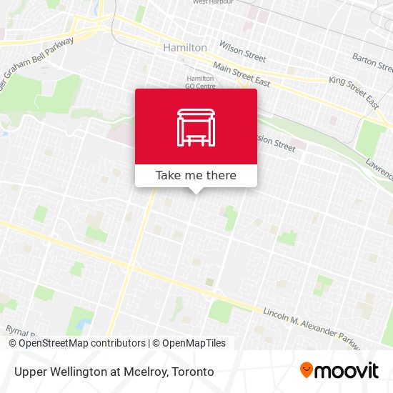 Upper Wellington at Mcelroy map