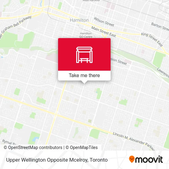 Upper Wellington Opposite Mcelroy map