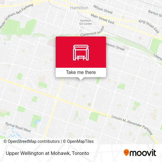 Upper Wellington at Mohawk map