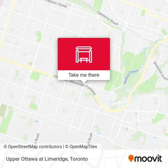 Upper Ottawa at Limeridge map