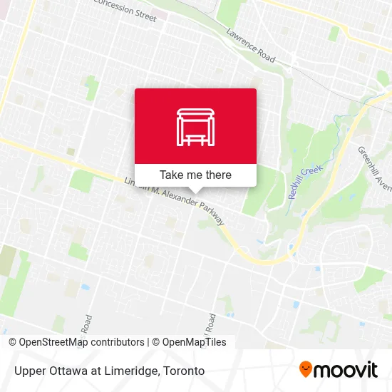 Upper Ottawa at Limeridge map