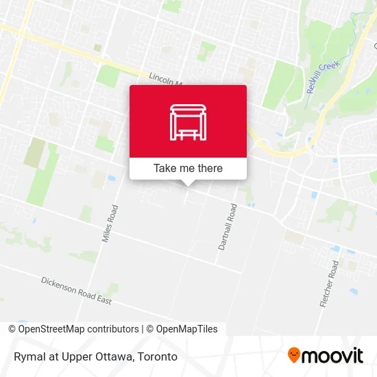 Rymal at Upper Ottawa map