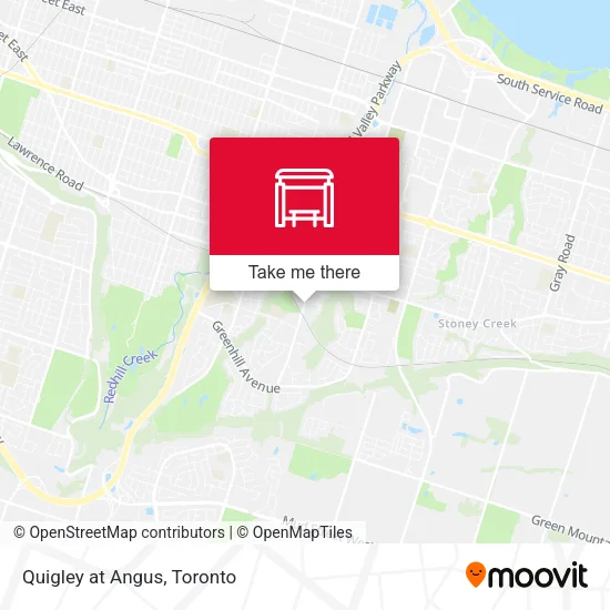 Quigley at Angus map