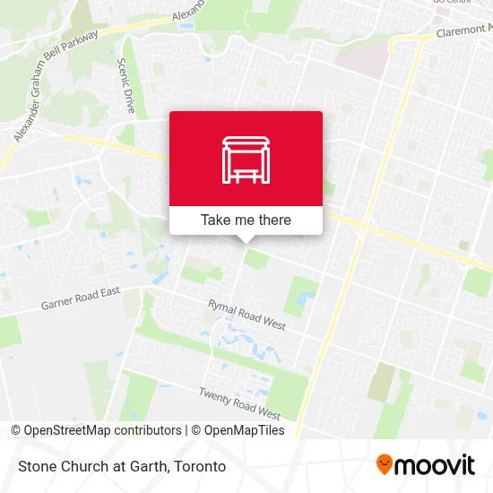 Stone Church at Garth map
