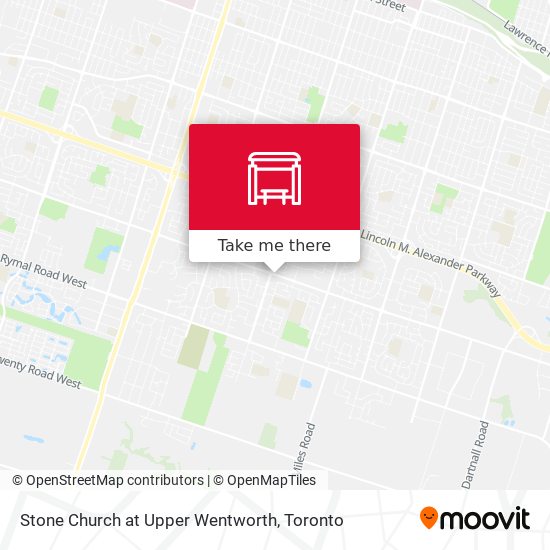 Stone Church at Upper Wentworth map
