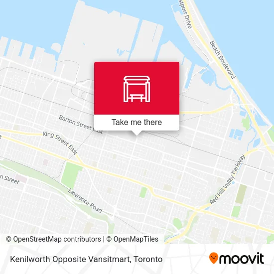 Kenilworth Opposite Vansitmart map