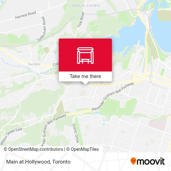 Main at Hollywood map